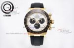 Best replica Rolex - Rolex Daytona gold case meteorite dial 40mm rubber strap 